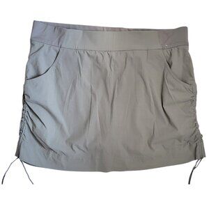 COLUMBIA Gray Anytime Casual Skort - Women's Plus Size 1X